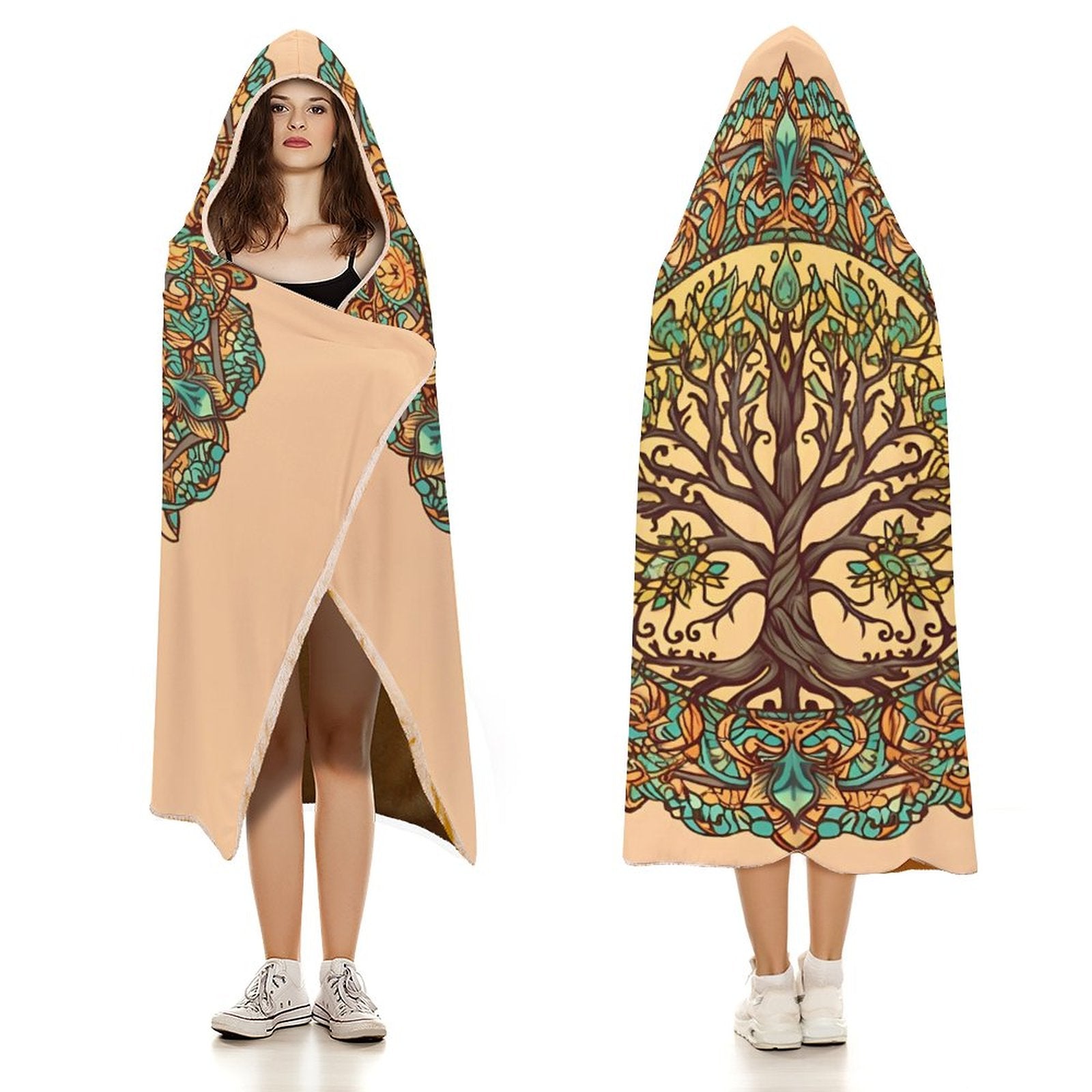 Tree Hooded Blanket