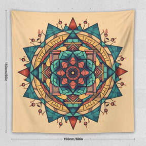 Geometric Wall Tapestry