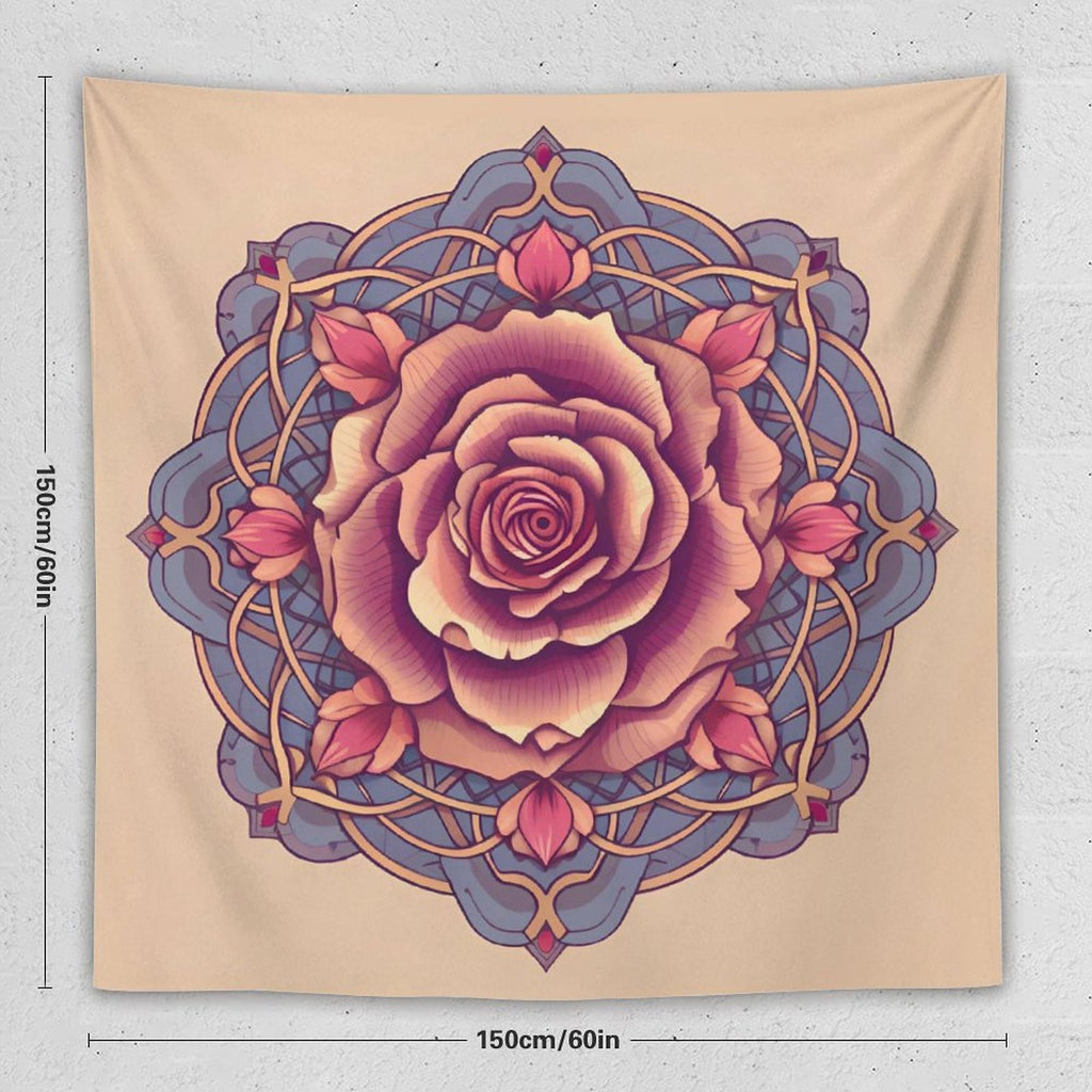 Tapiz de pared de rosas