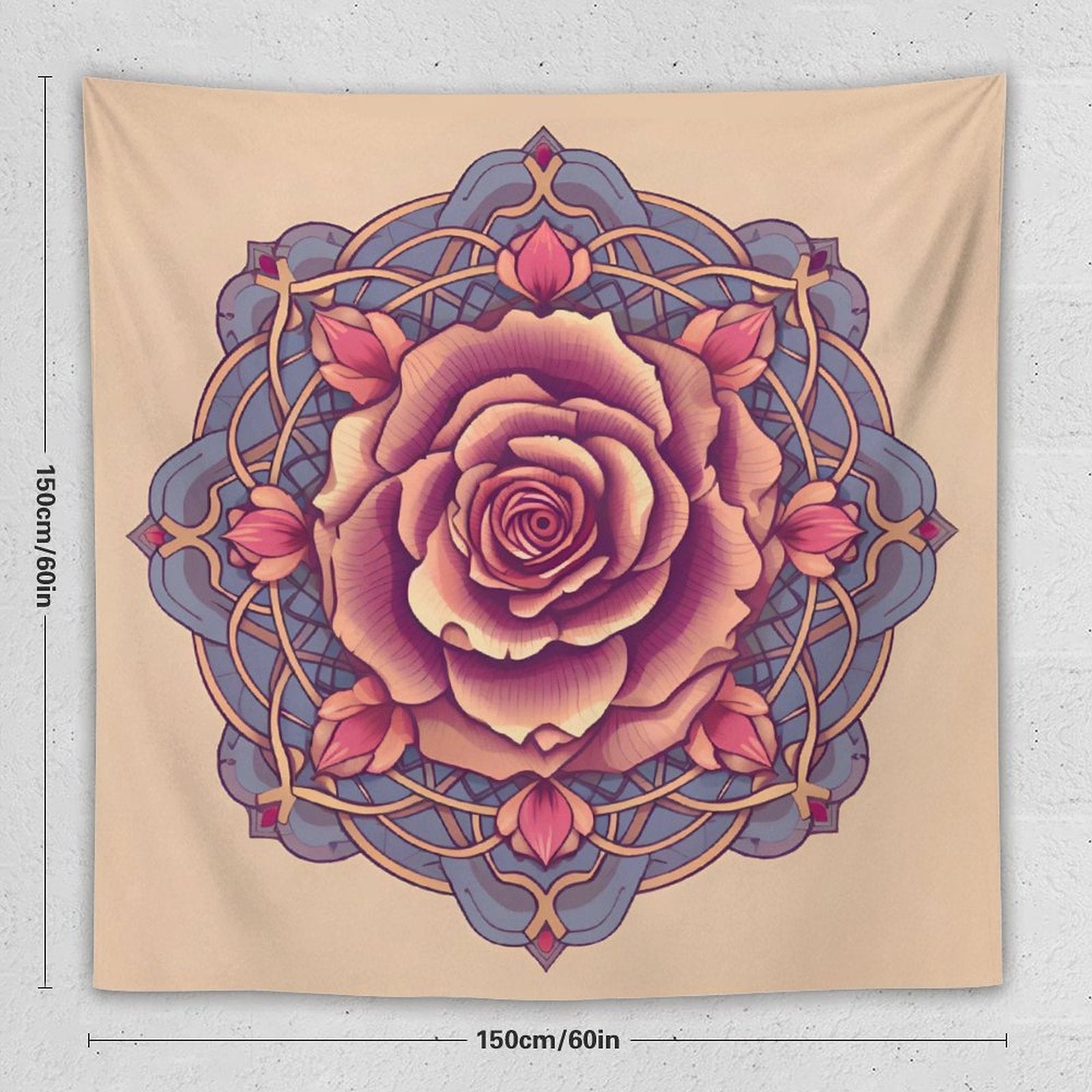 Rose Wall Tapestry