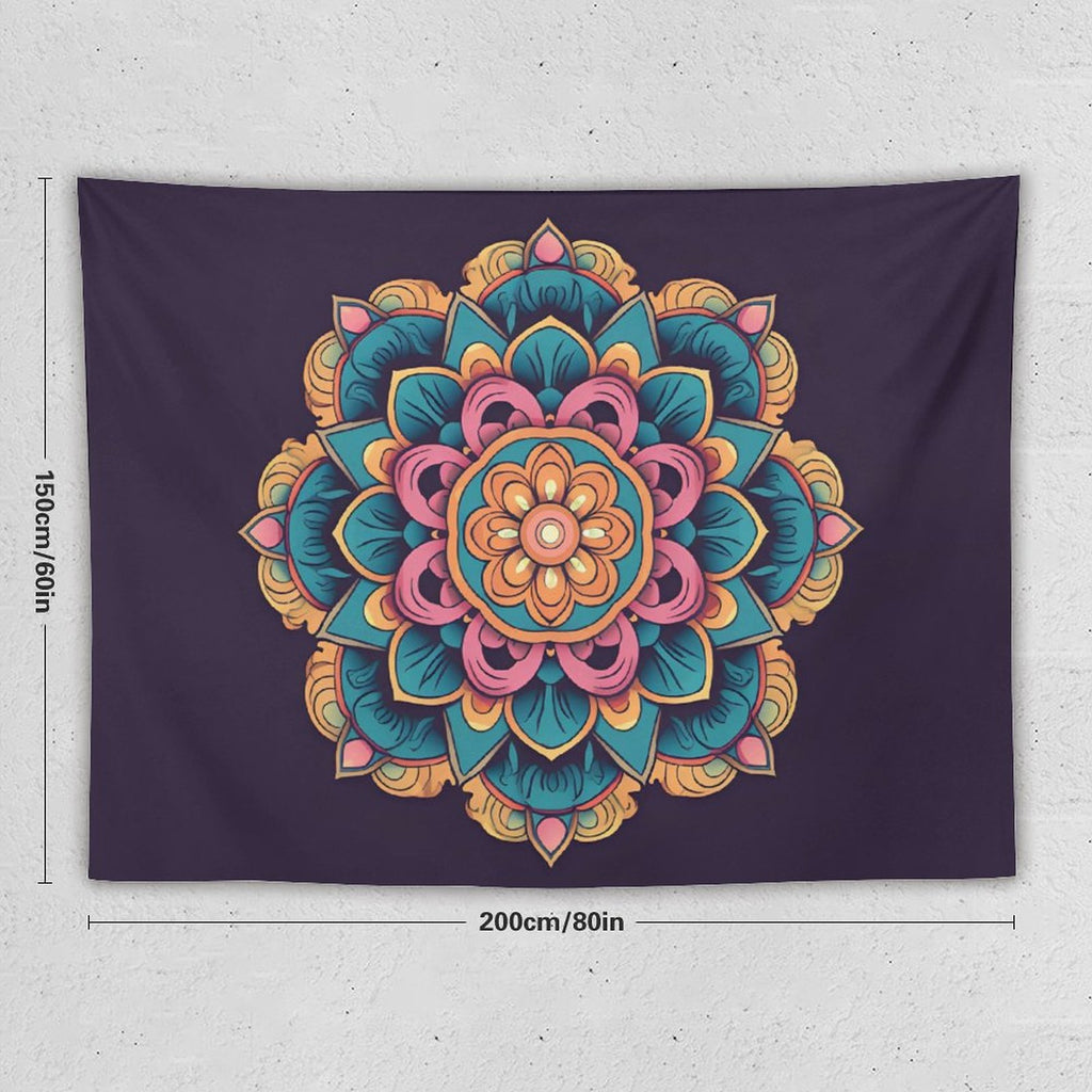 Tapiz de pared de flores
