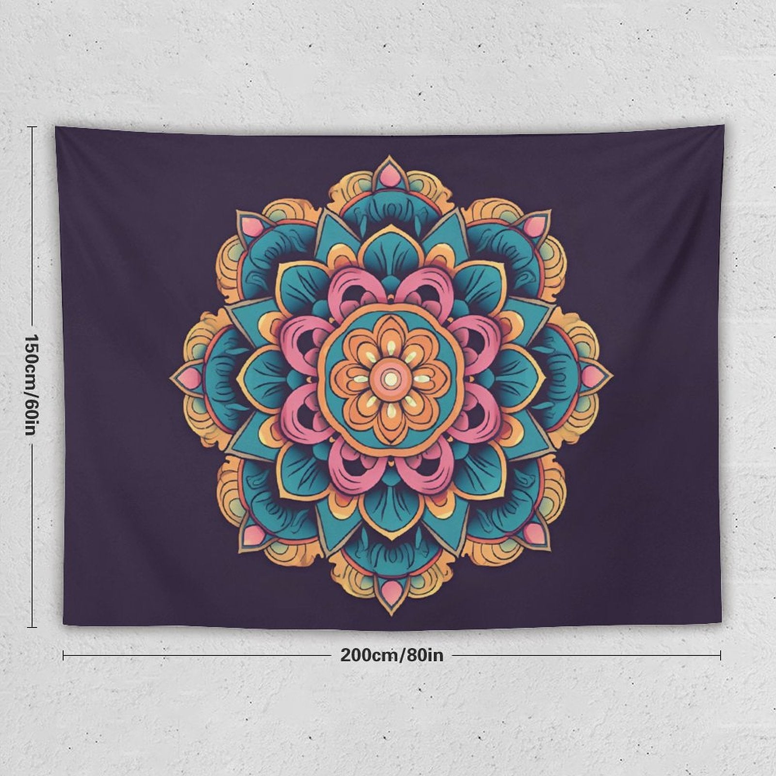 Tapiz de pared de flores