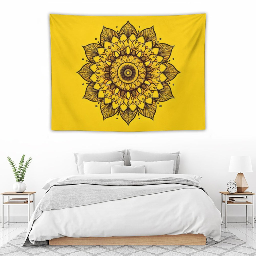 Tapiz de pared de girasoles