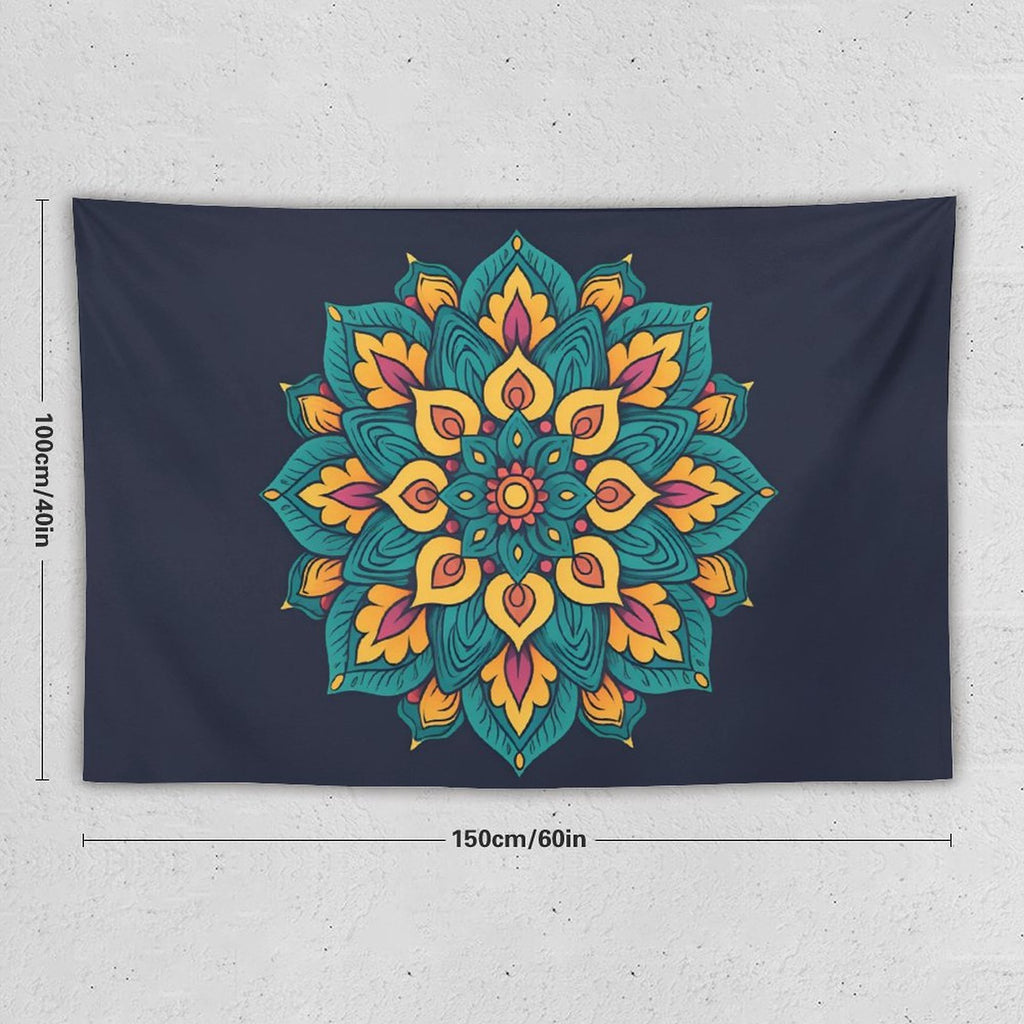 Tapiz de pared de flores