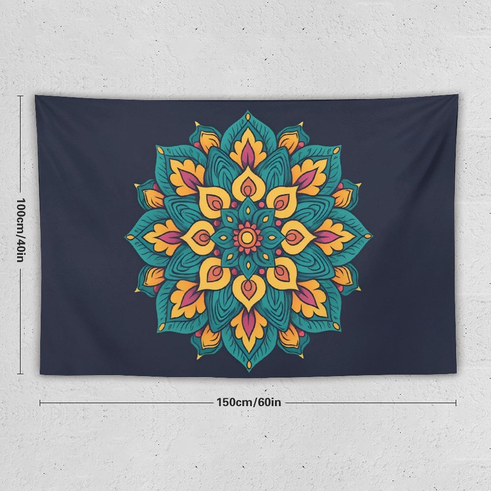 Tapiz de pared de flores