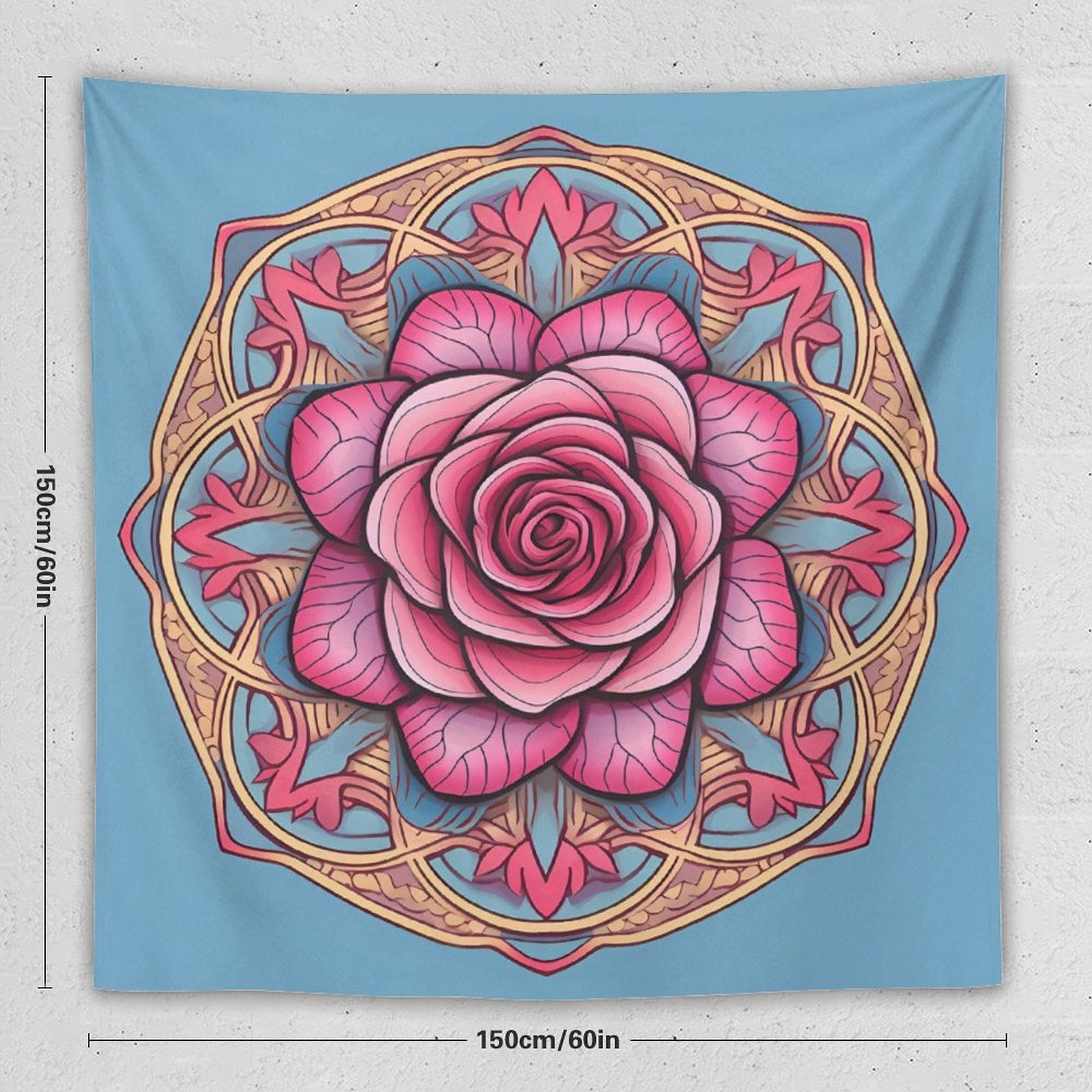 Rose Wall Tapestry