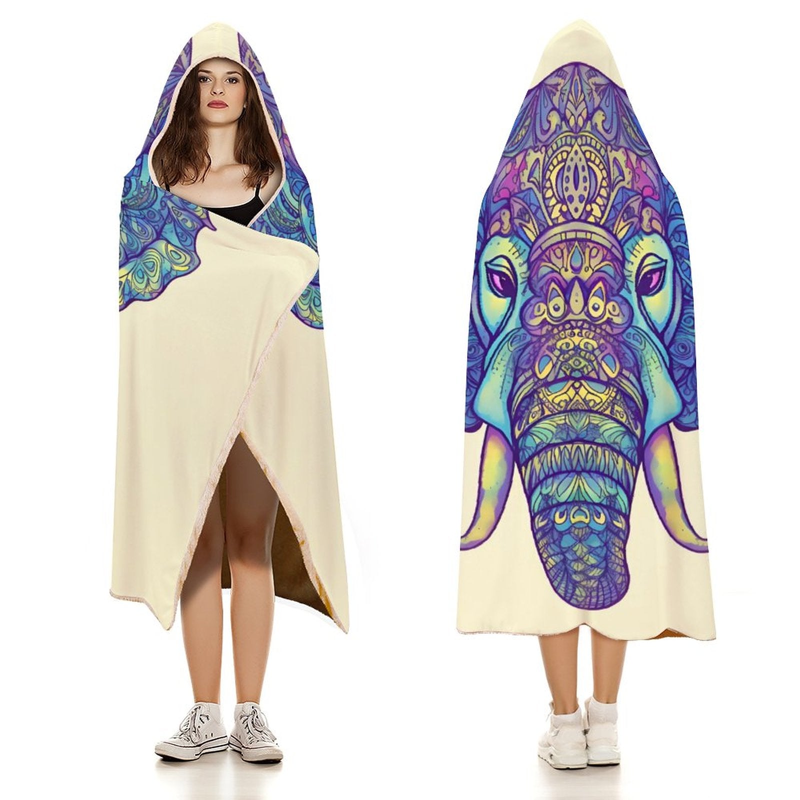 Elephant Hooded Blanket