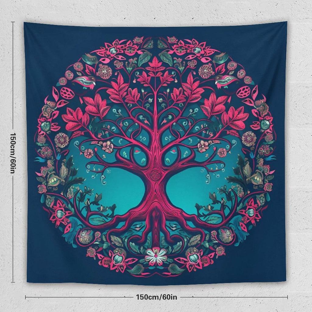Tapiz de pared de árbol