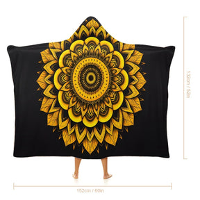 Sunflower Hooded Blanket