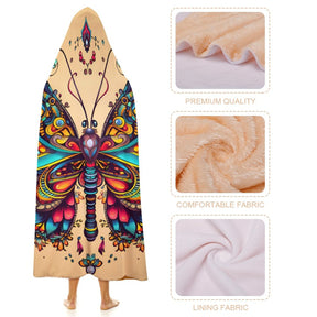 Butterfly Hooded Blanket