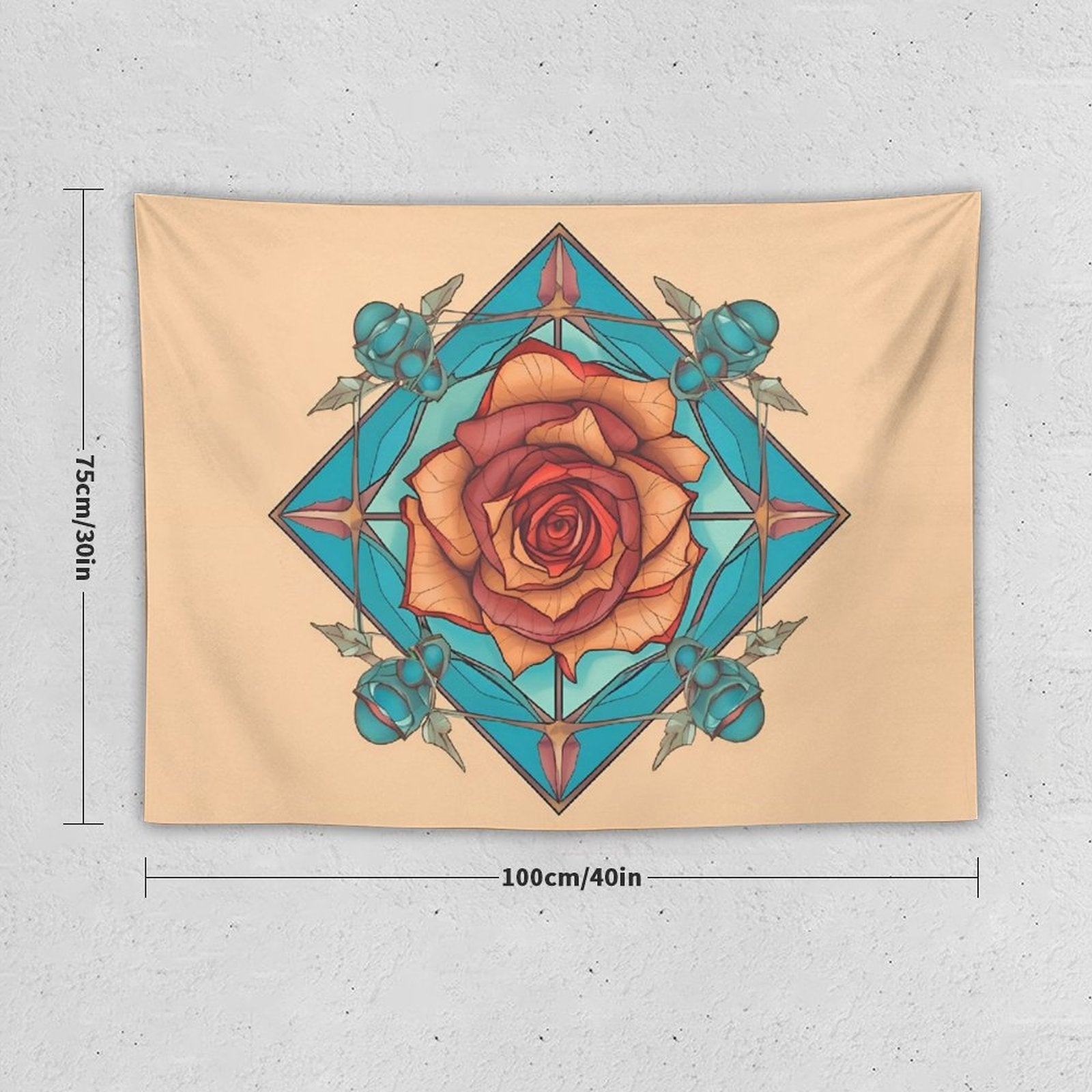 Rose Wall Tapestry