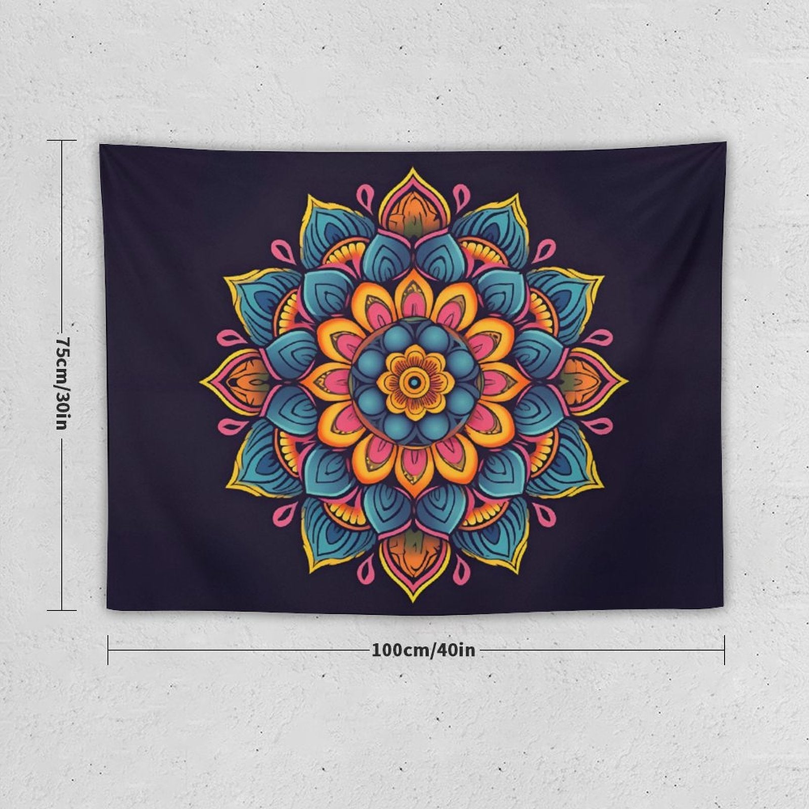 Tapiz de pared de flores