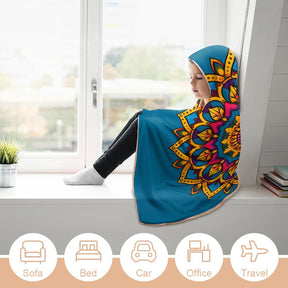 Sunflower Hooded Blanket