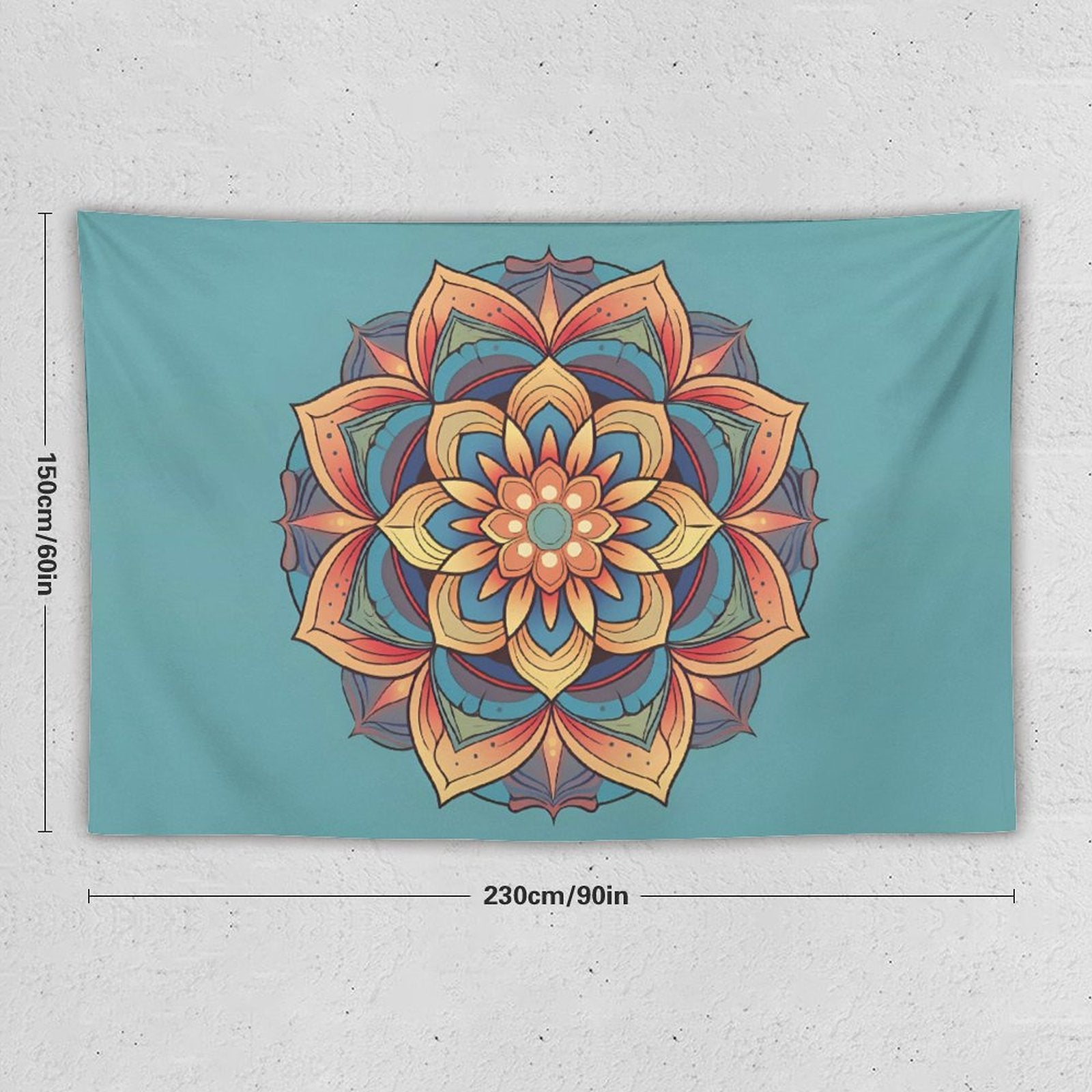 Tapiz de pared de loto