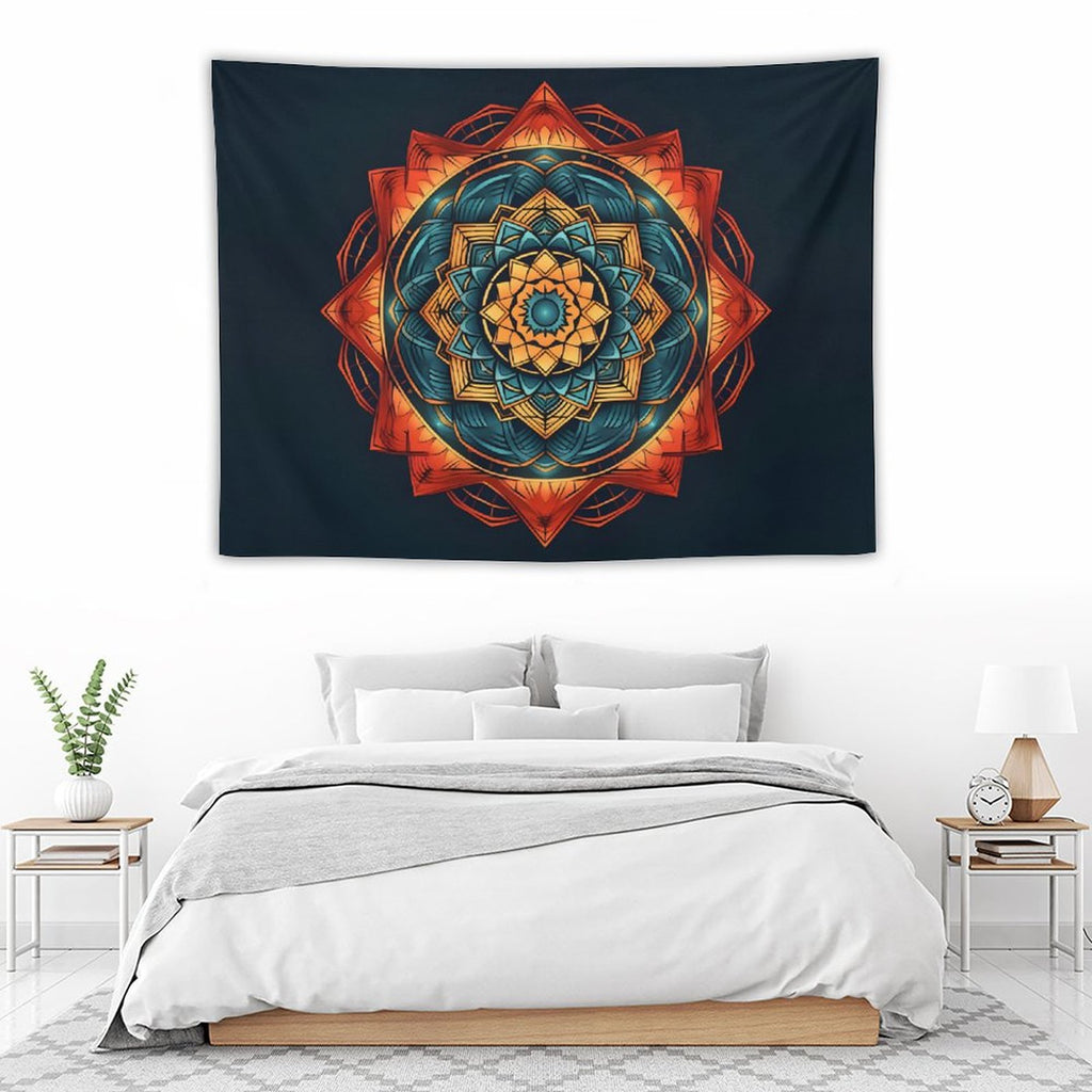 Tapiz geométrico de pared