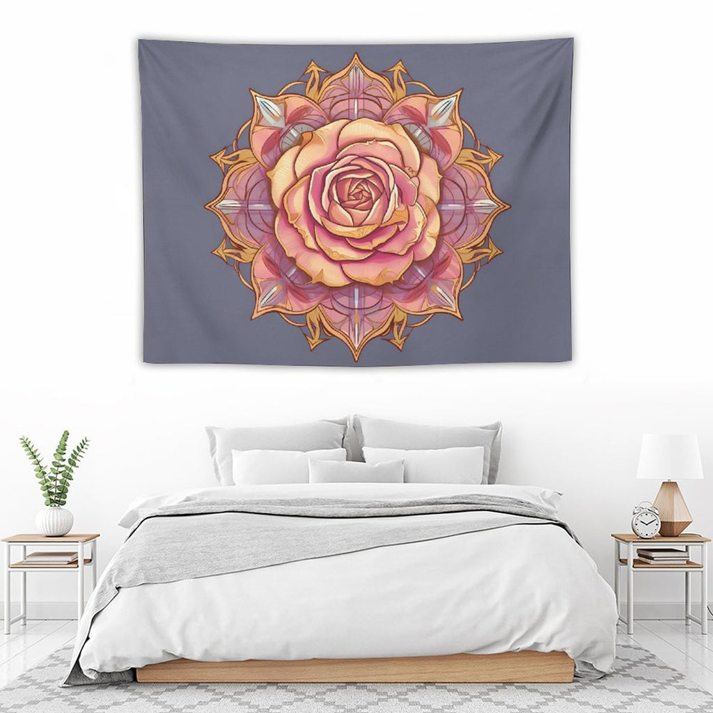 Tapiz de pared de rosas