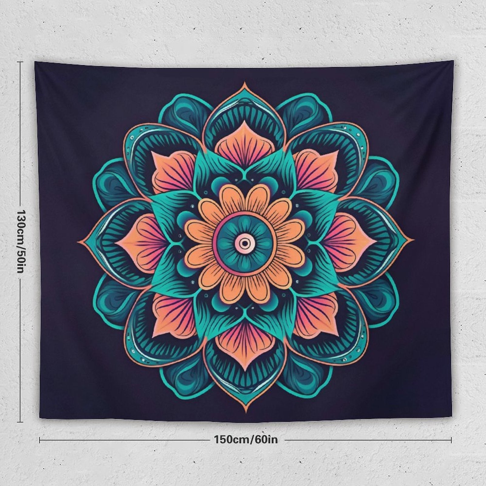 Tapiz de pared de flores