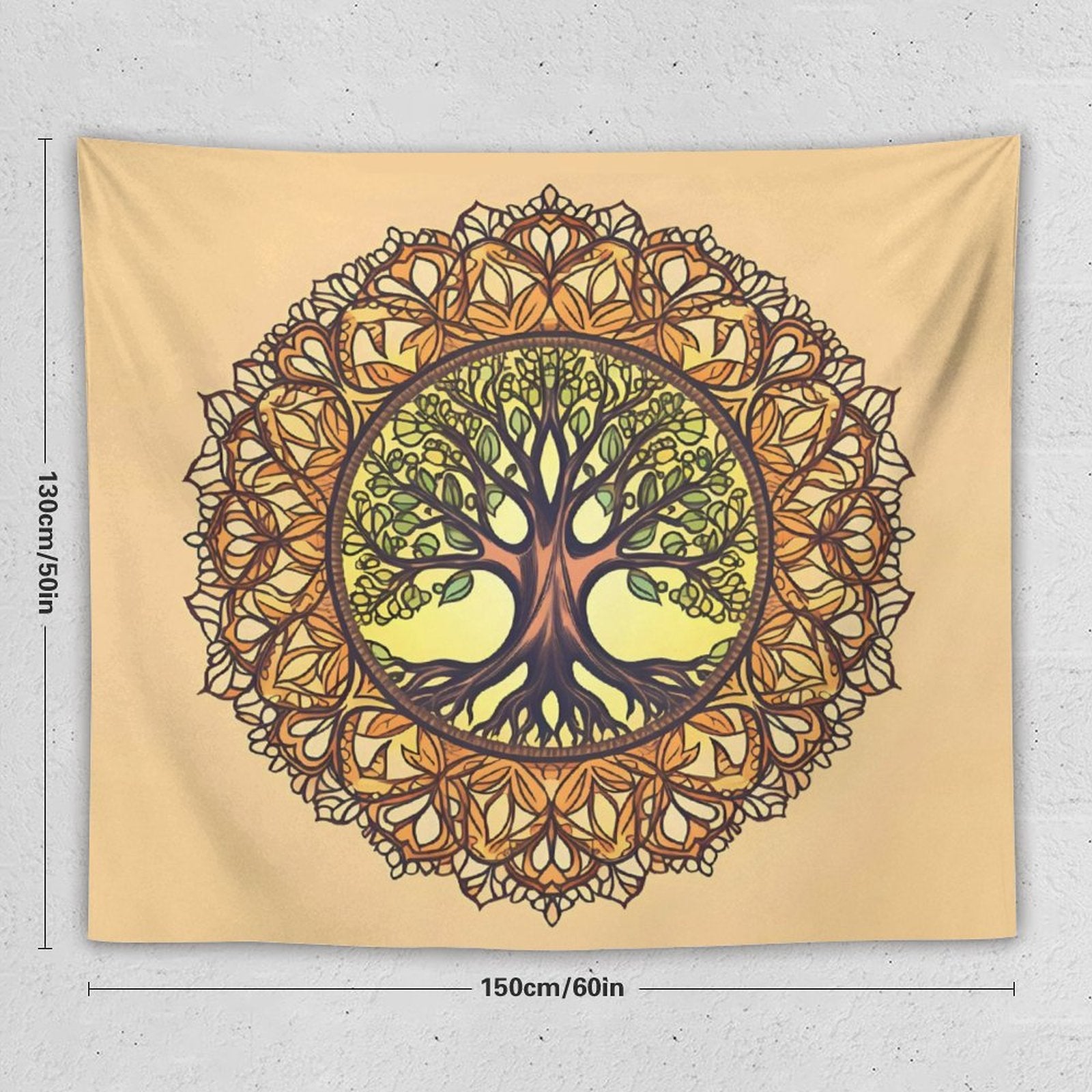 Tapiz de pared de árbol