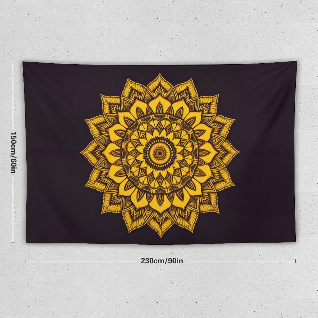 Tapiz de pared de girasoles