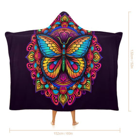 Butterfly Hooded Blanket