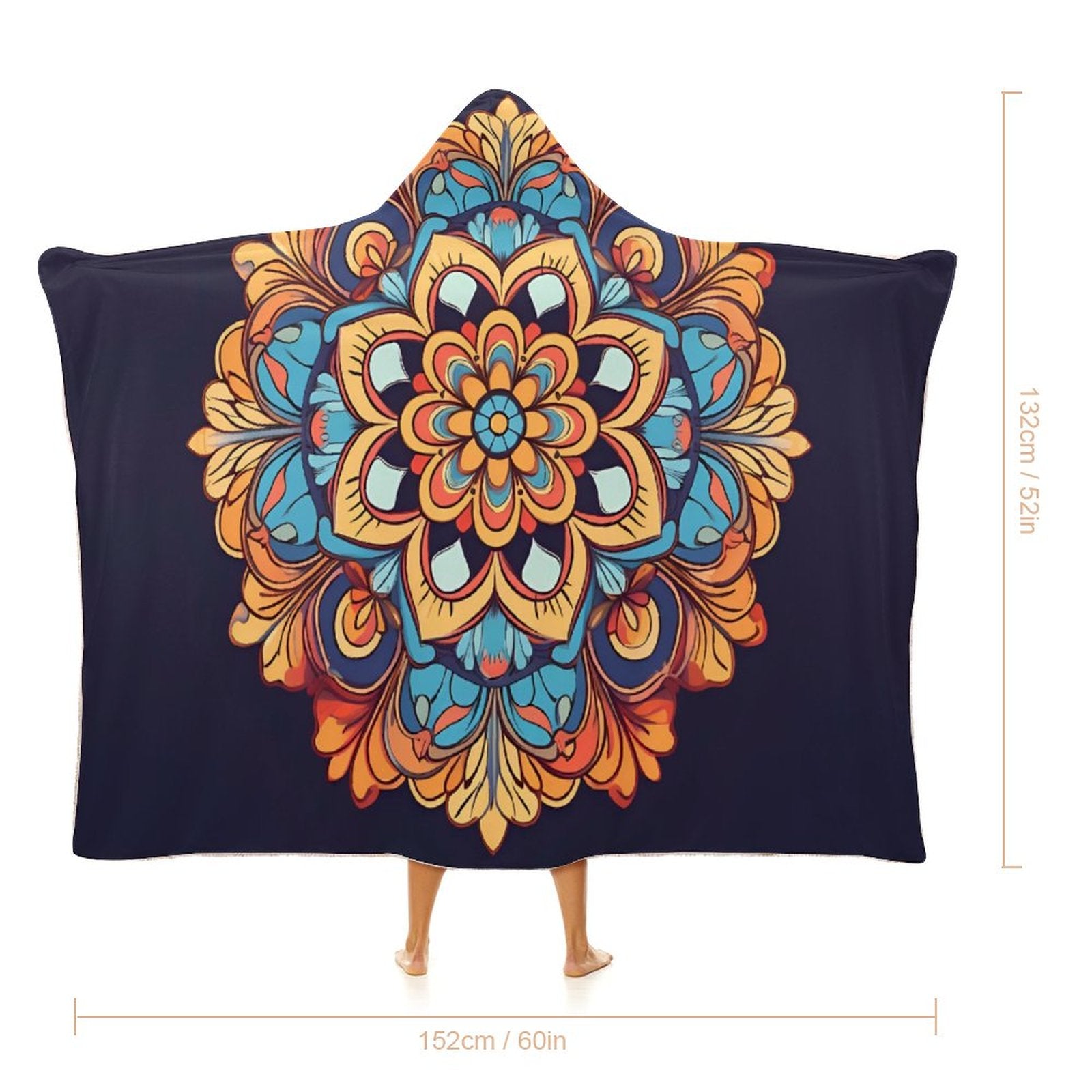 Flower Hooded Blanket