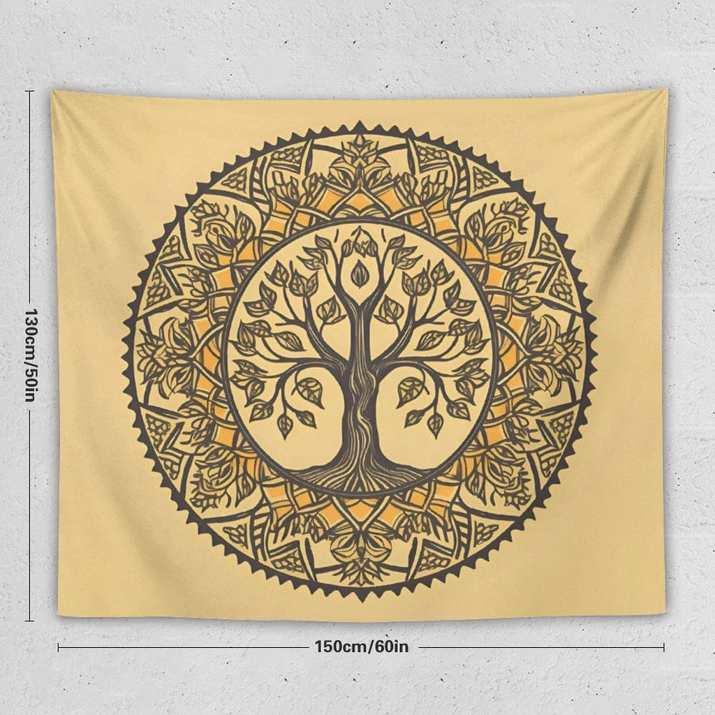 Tapiz de pared de árbol