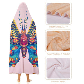 Butterfly Hooded Blanket