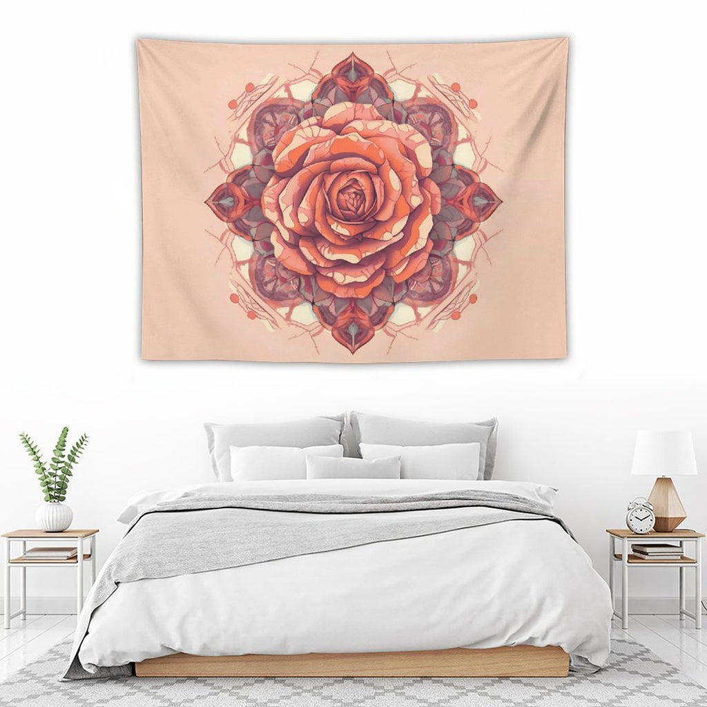Tapiz de pared de rosas