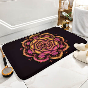 Rose Coral Velvet Rug