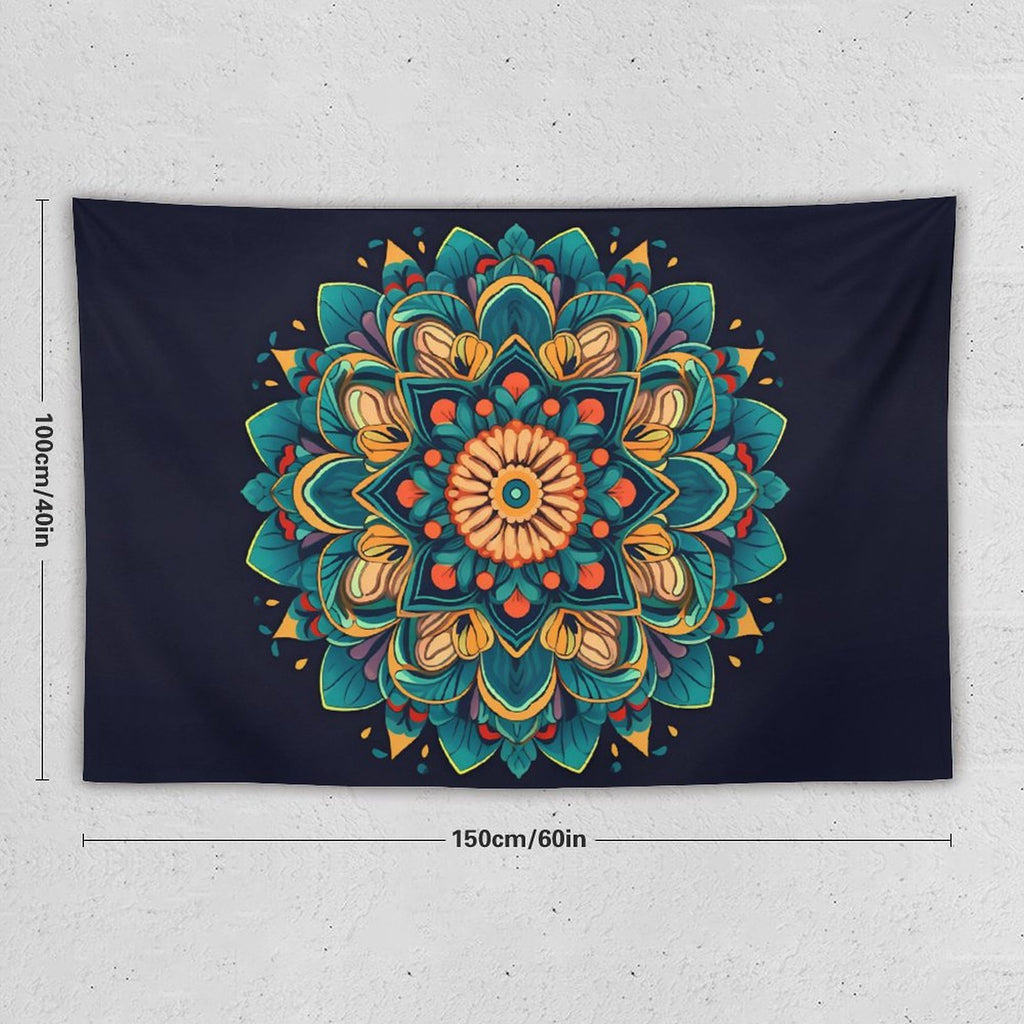 Tapiz de pared de flores