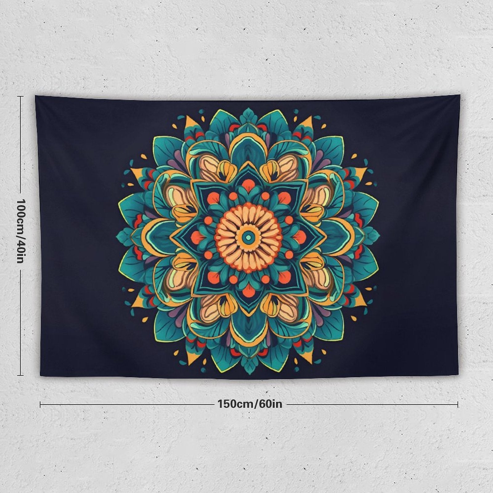 Tapiz de pared de flores