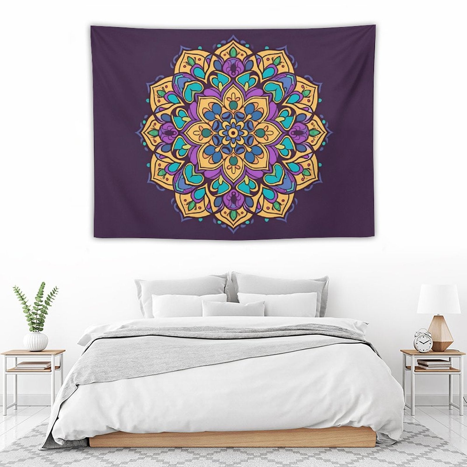 Tapiz de pared de flores