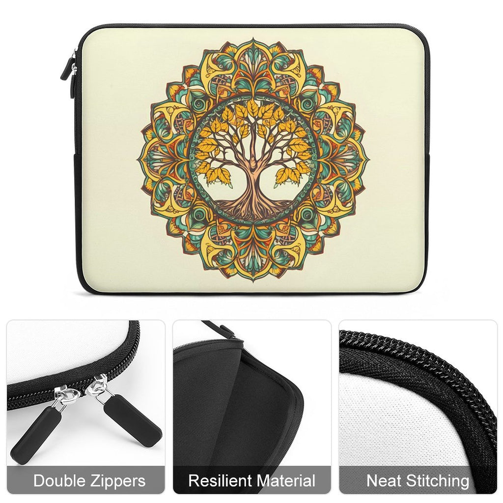 Funda para portátil con diseño de árbol