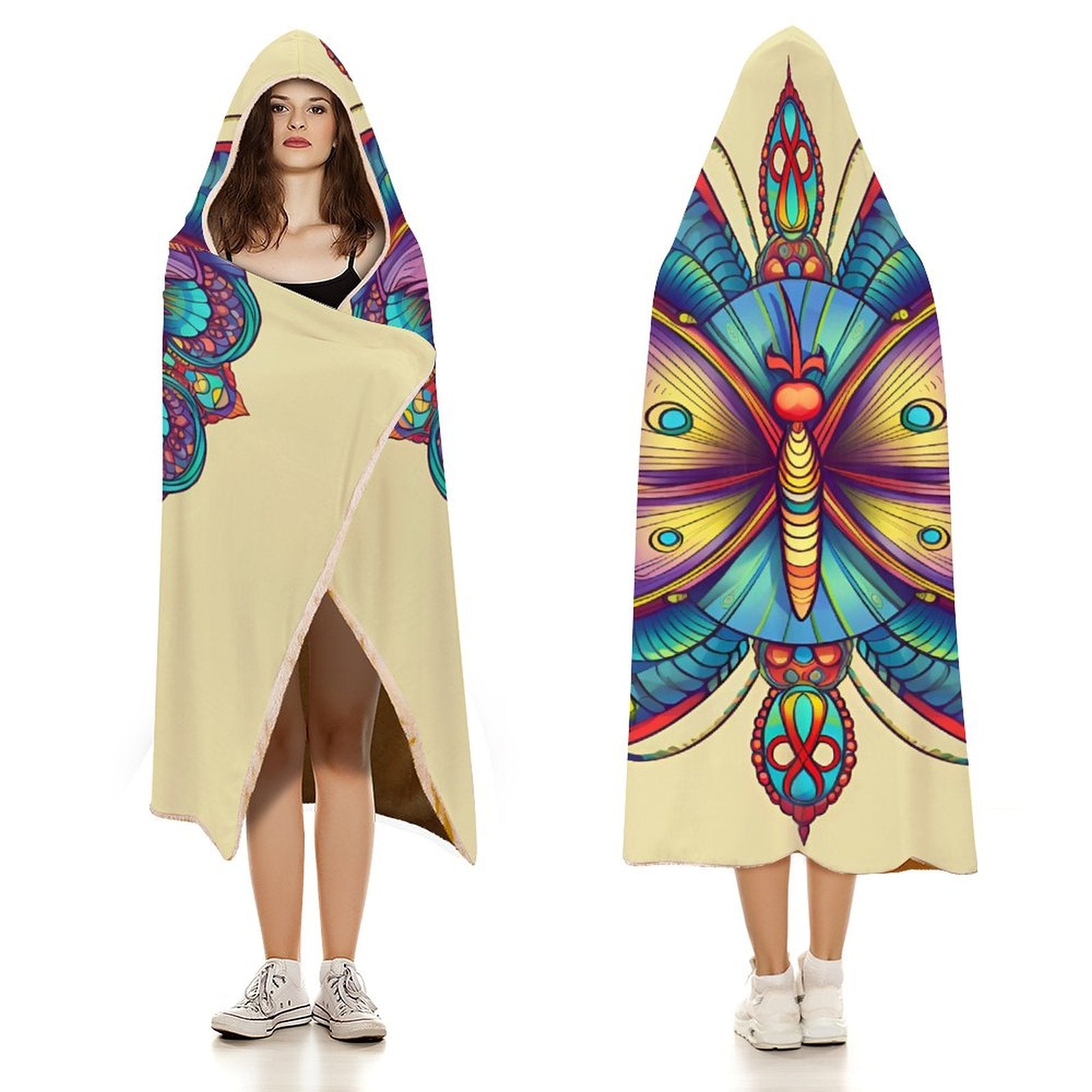 Butterfly Hooded Blanket