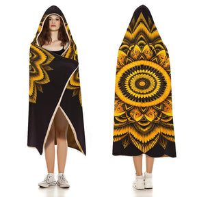 Sunflower Hooded Blanket