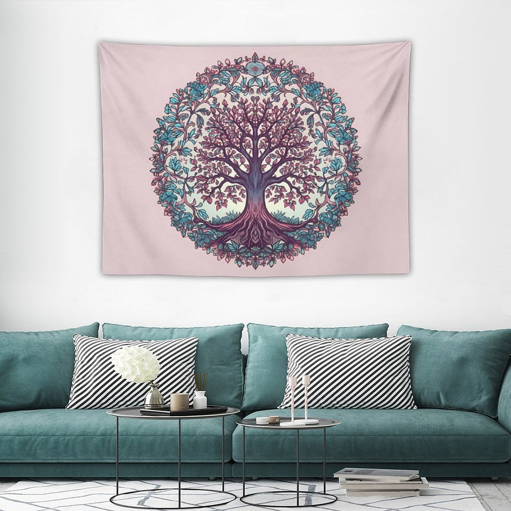Tapiz de pared de árbol