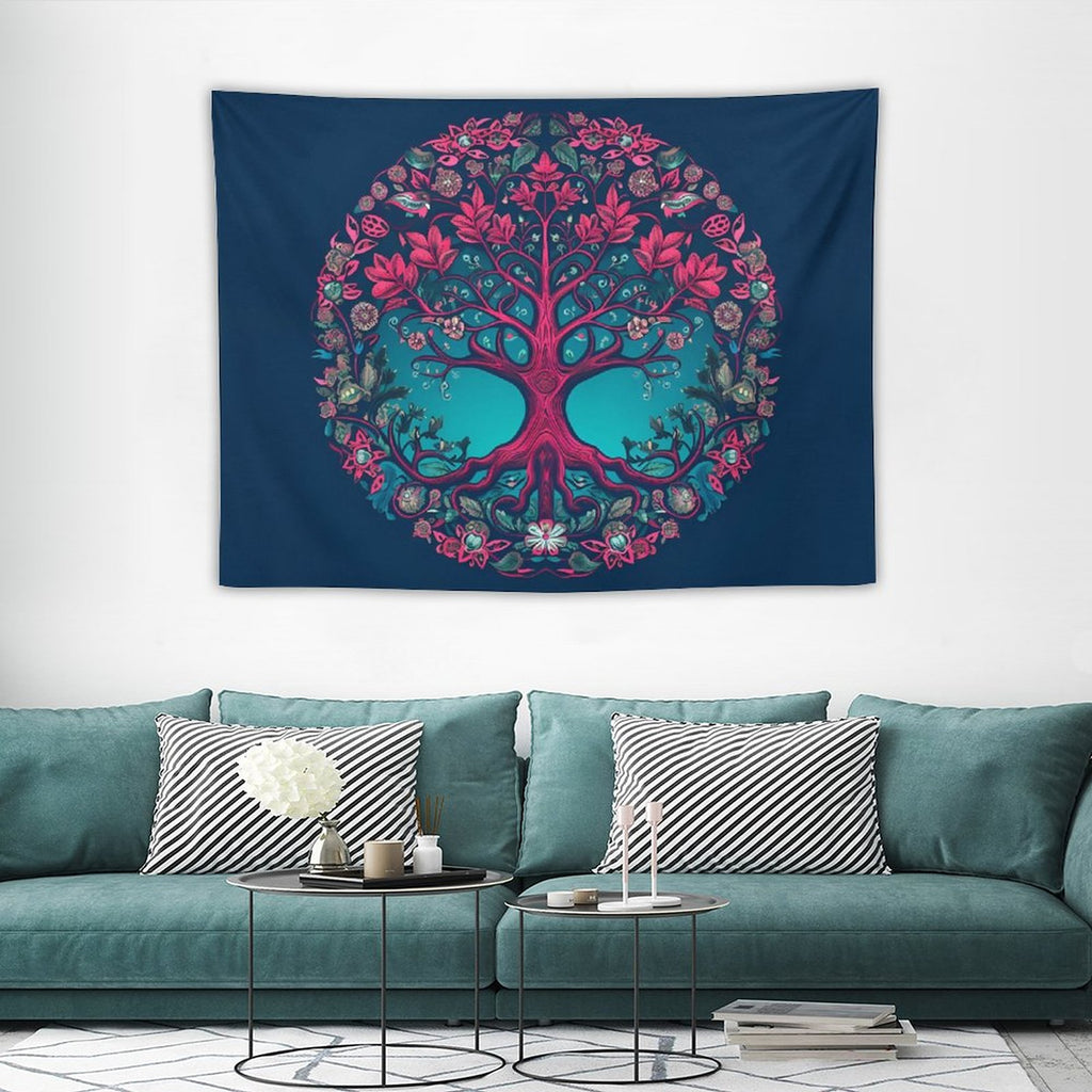 Tapiz de pared de árbol