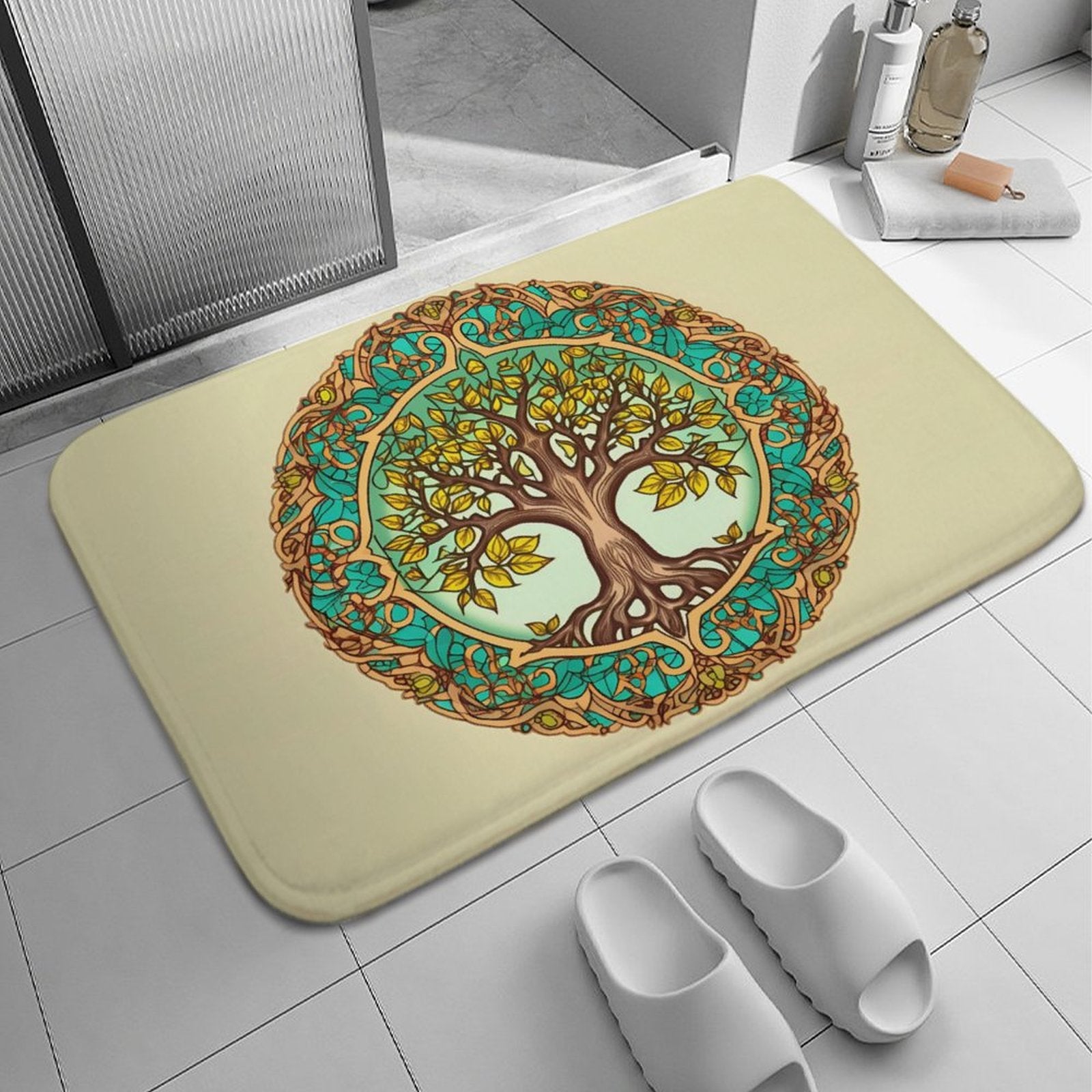 Tree Coral Velvet Rug