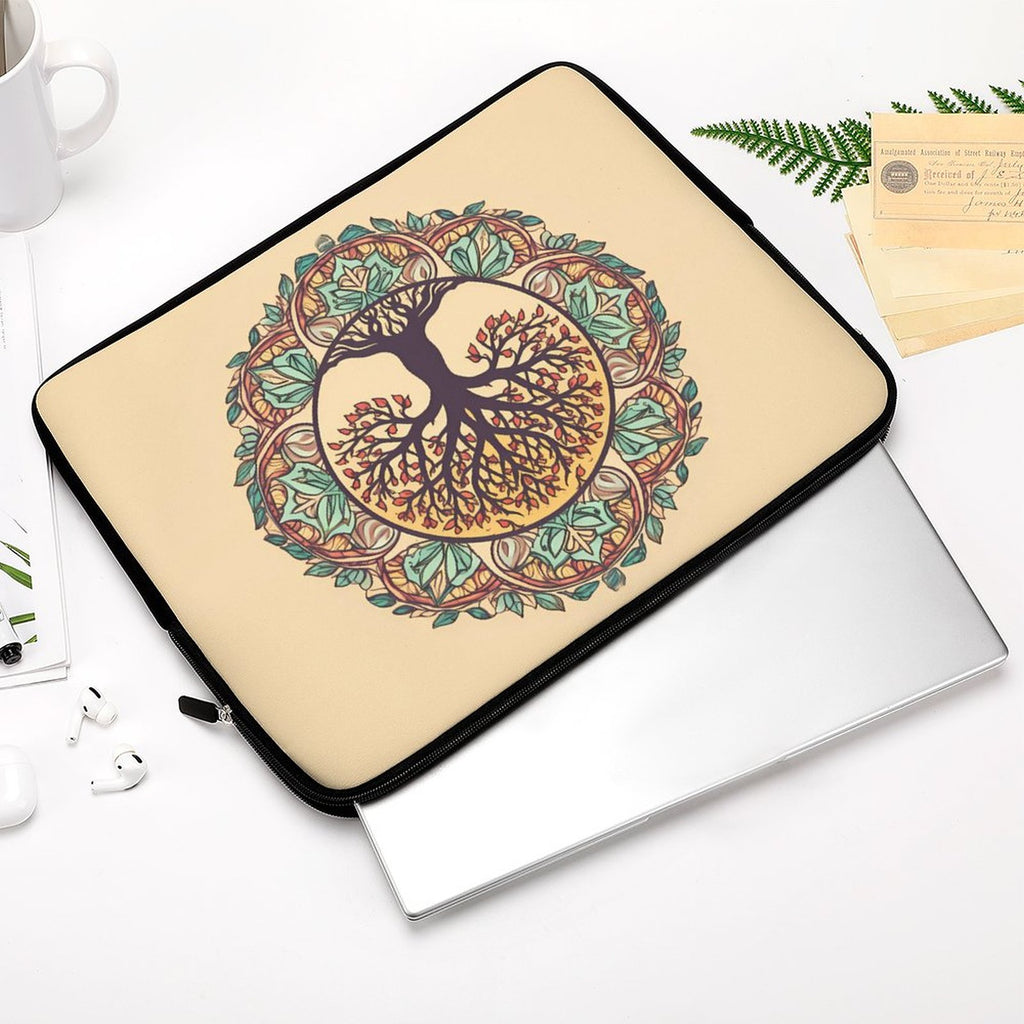 Funda para portátil con diseño de árbol