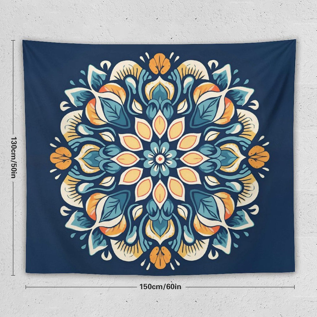 Tapiz de pared de flores