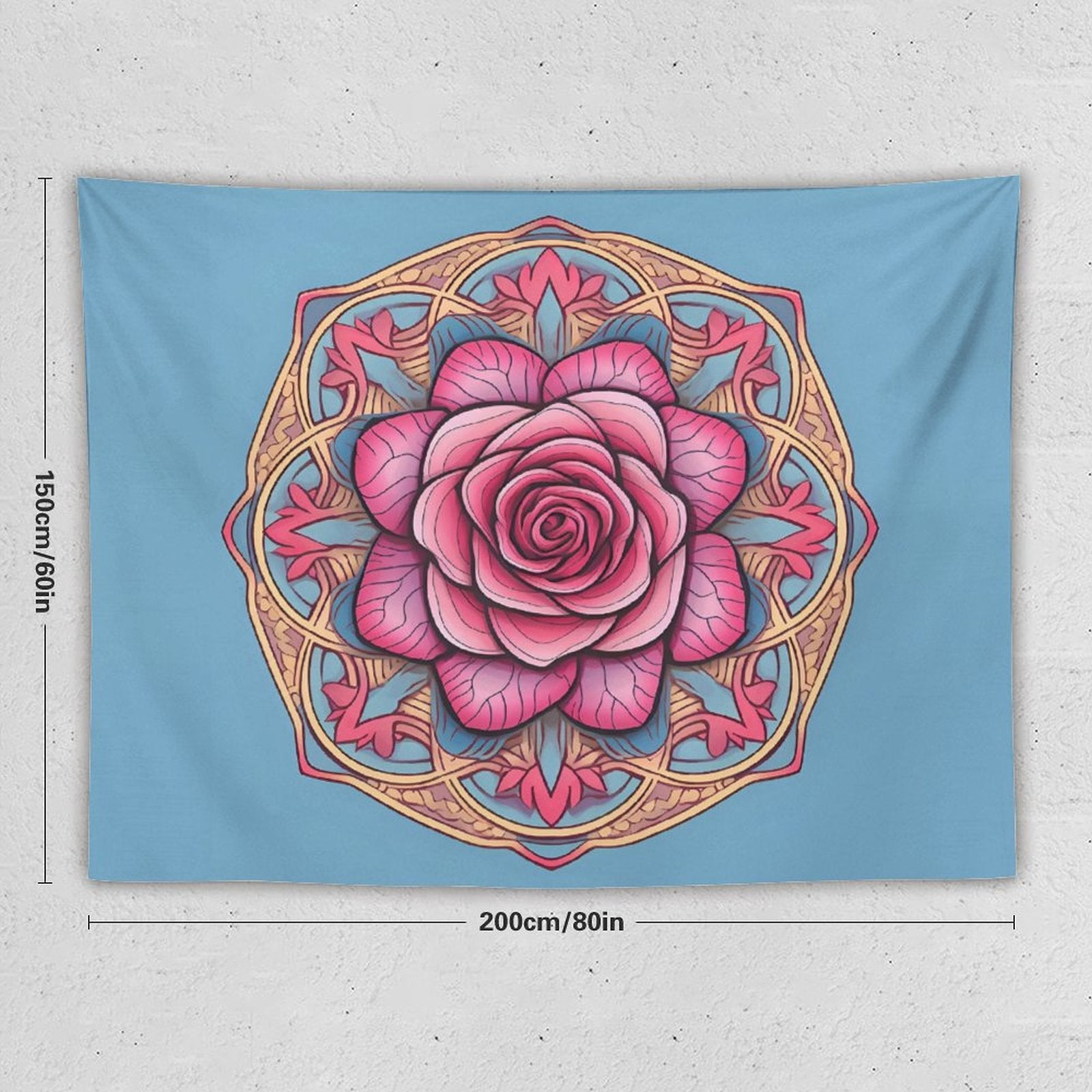 Rose Wall Tapestry