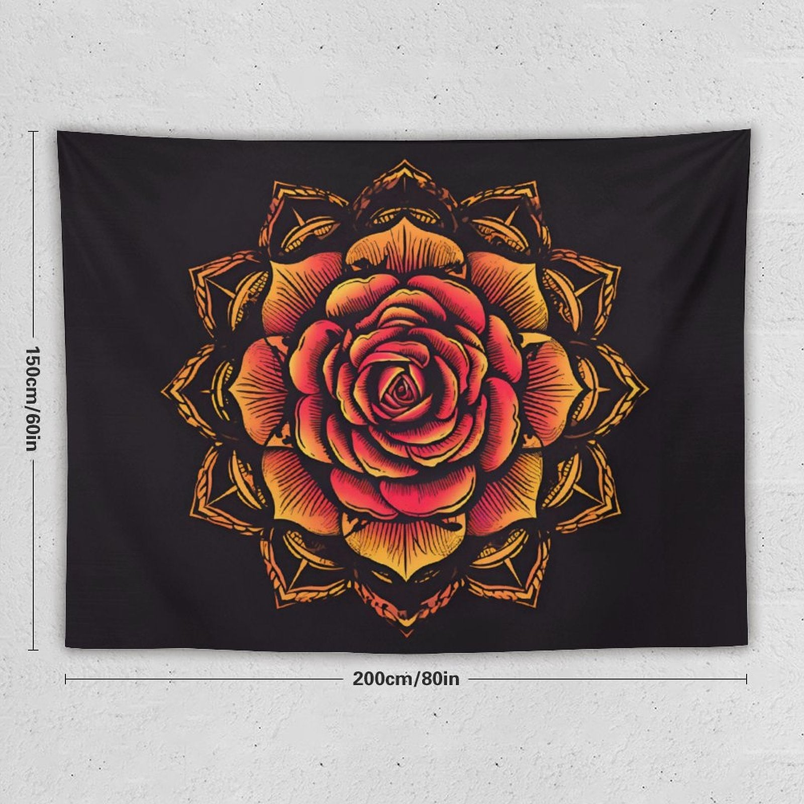 Rose Wall Tapestry