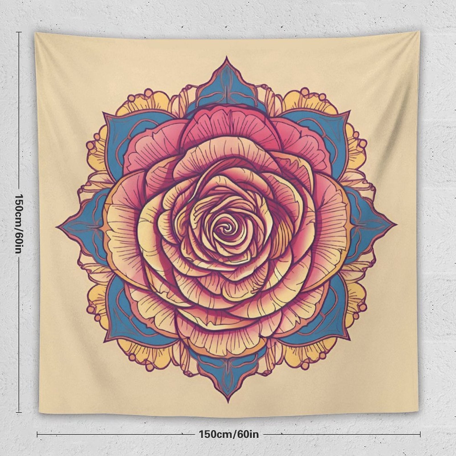 Rose Wall Tapestry