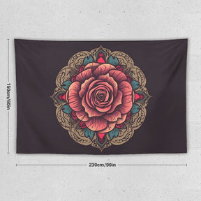 Rose Wall Tapestry