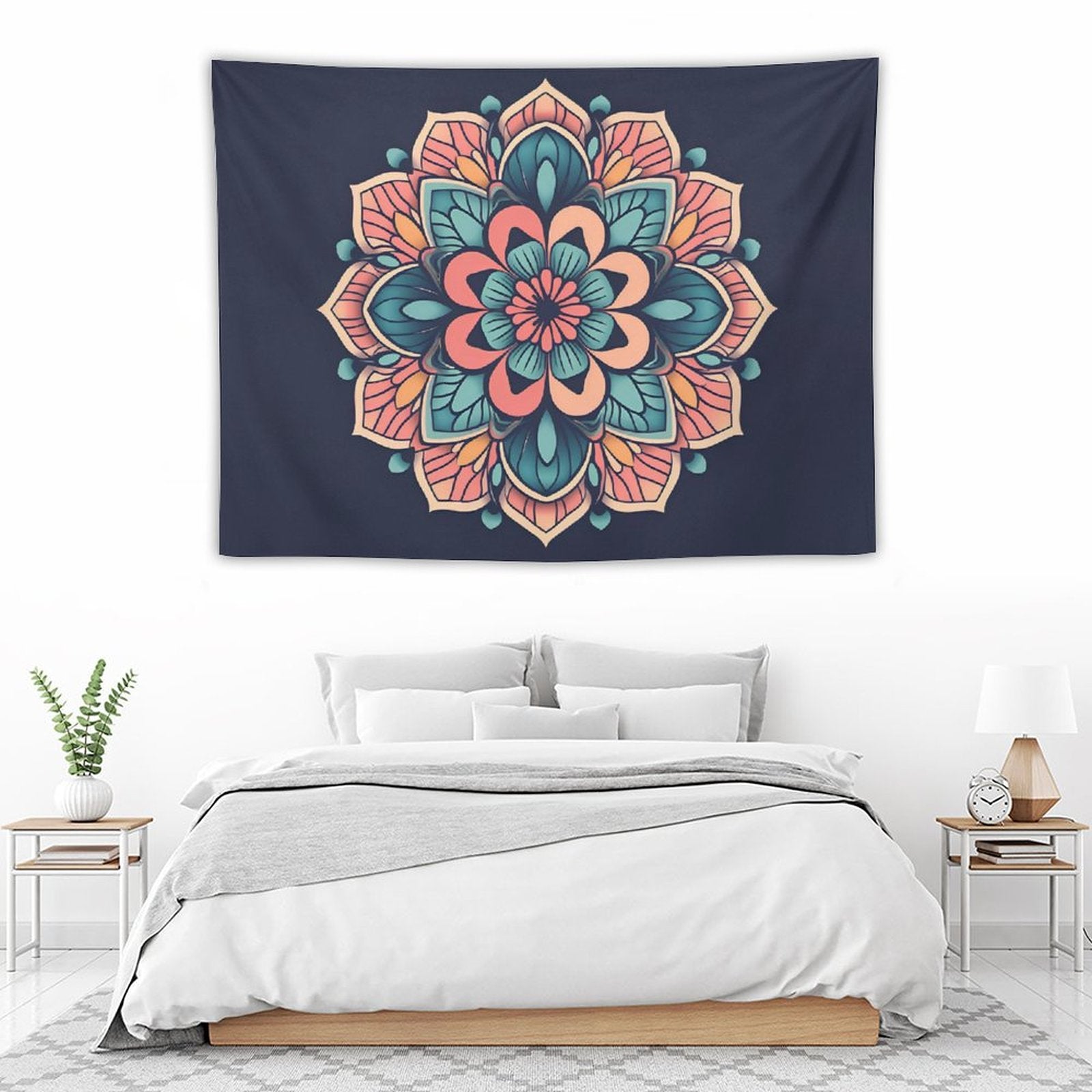 Tapiz de pared de flores