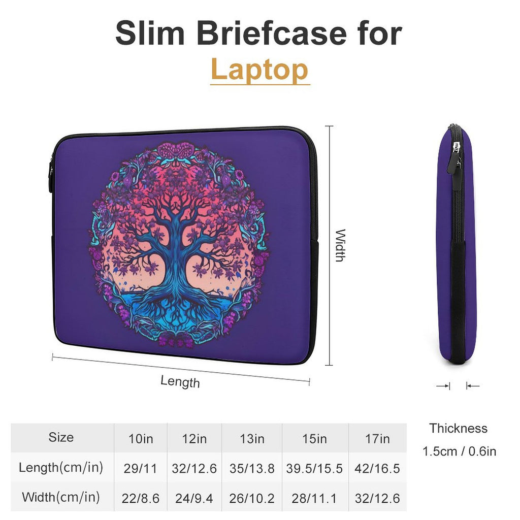 Funda para portátil con diseño de árbol