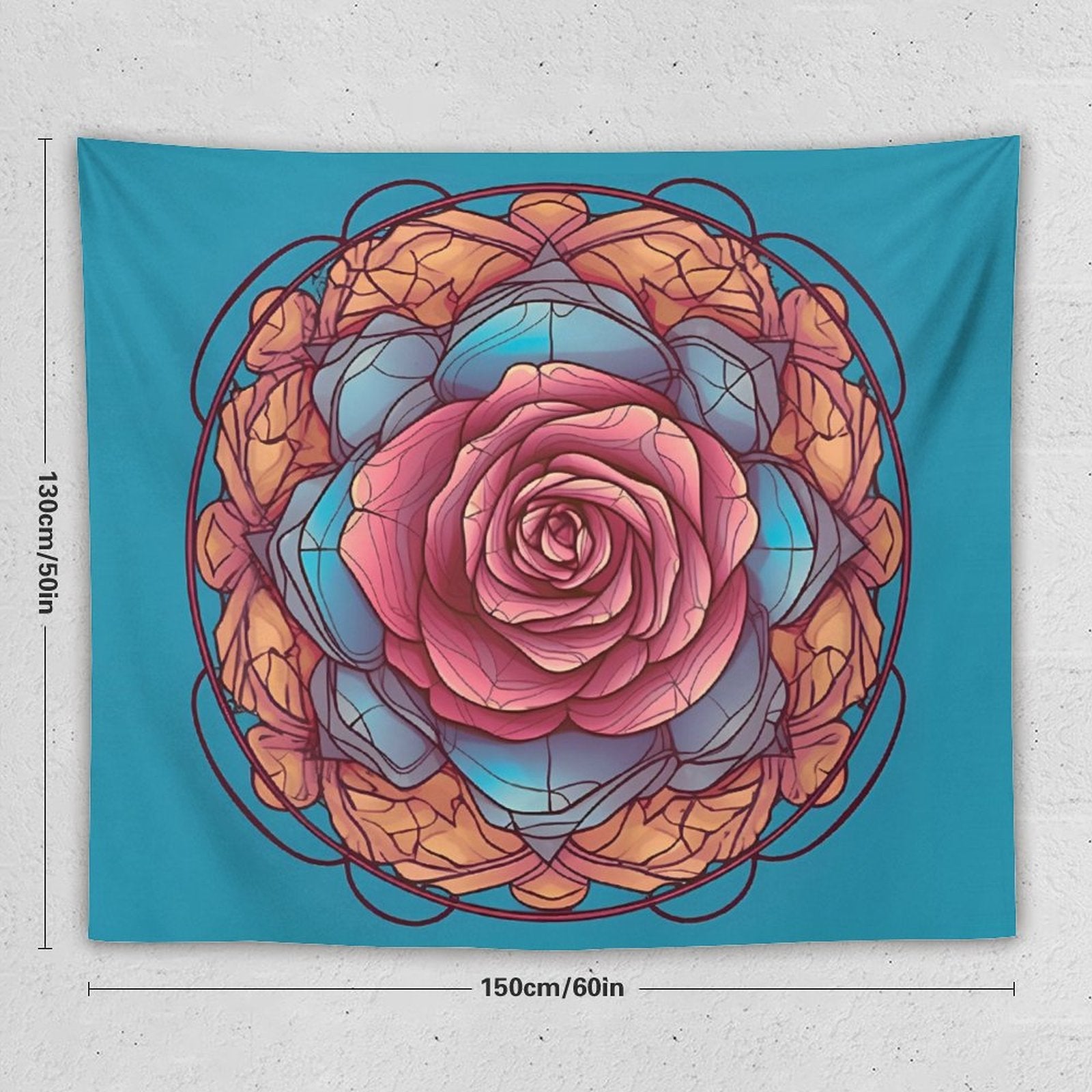 Tapiz de pared de rosas