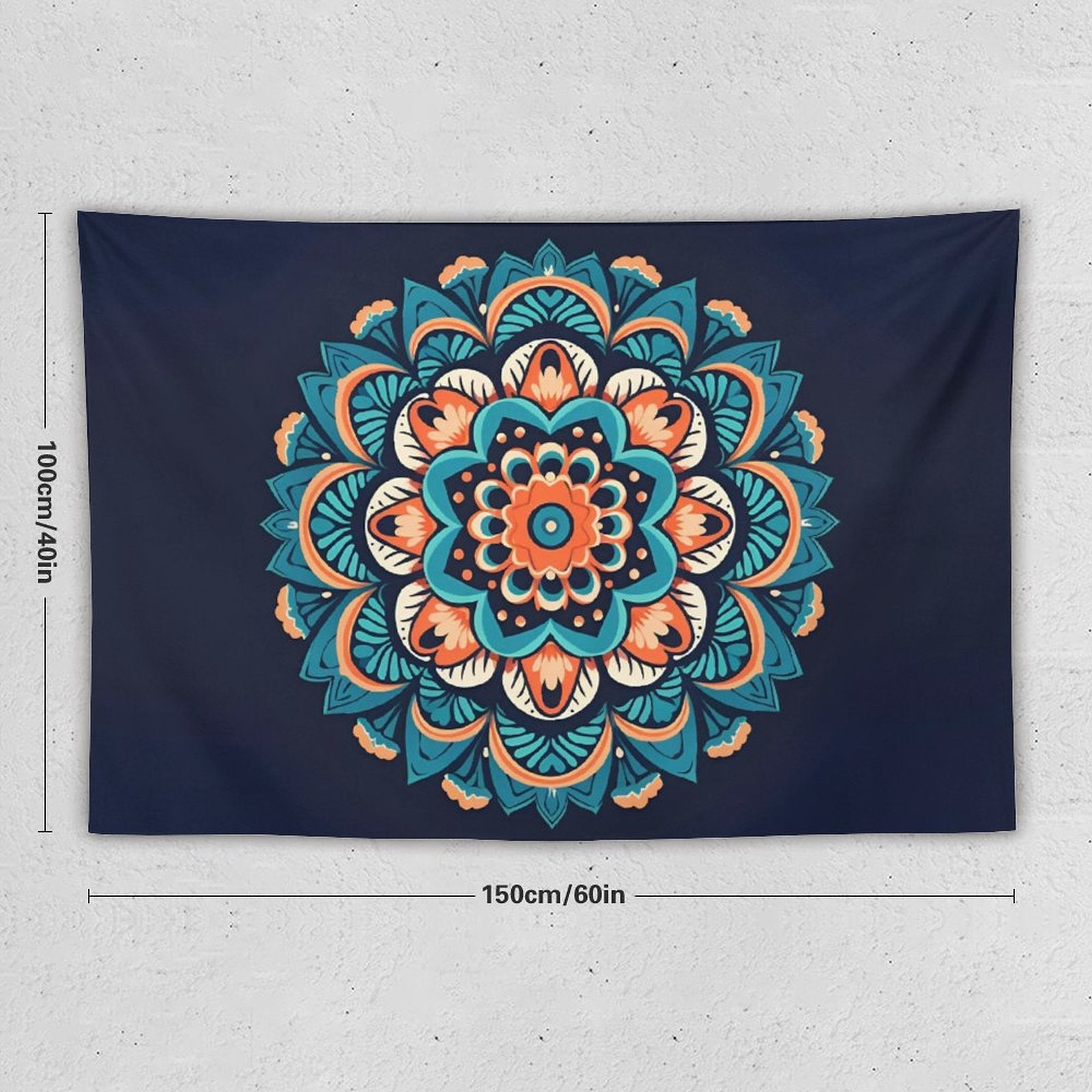Tapiz de pared de flores