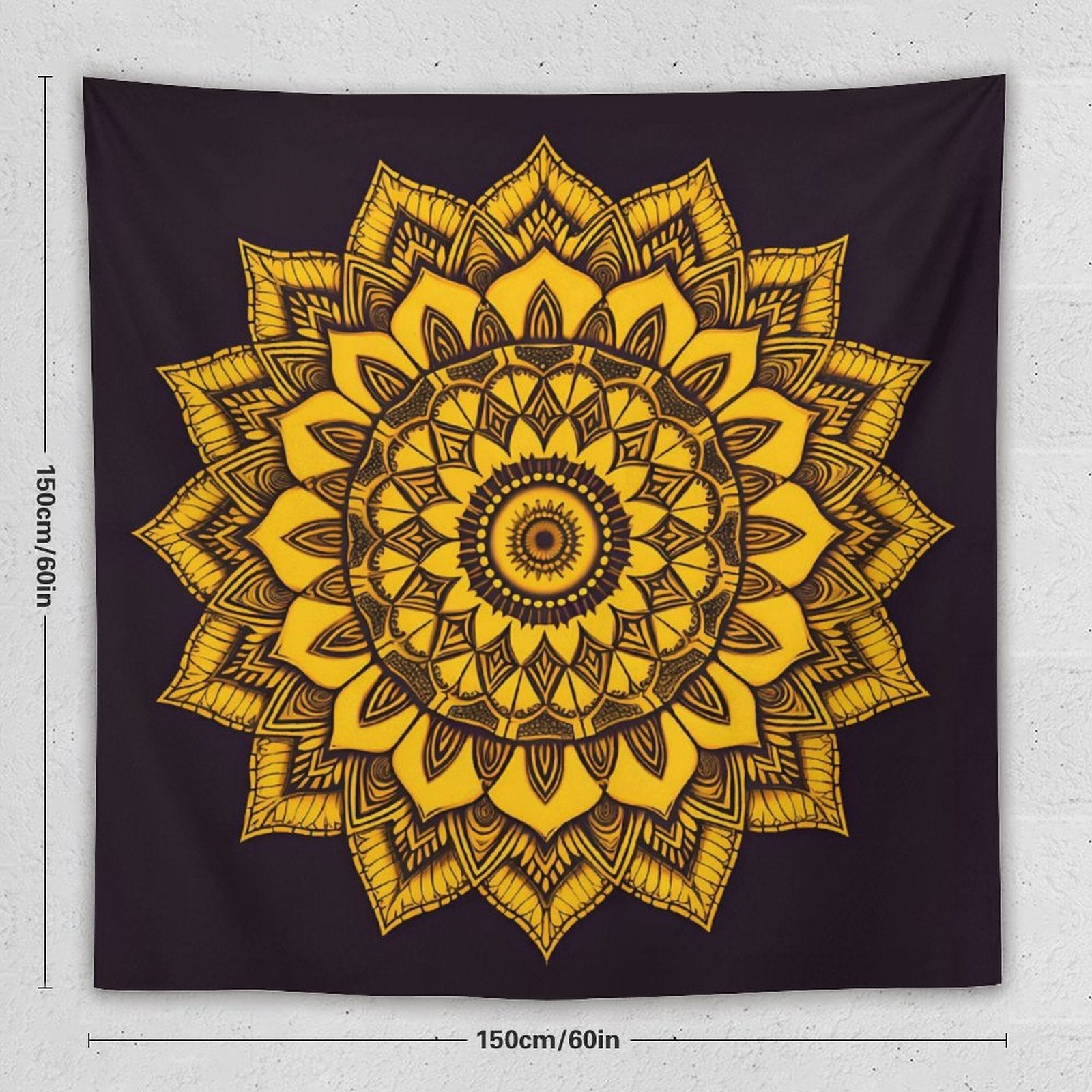 Tapiz de pared de girasoles
