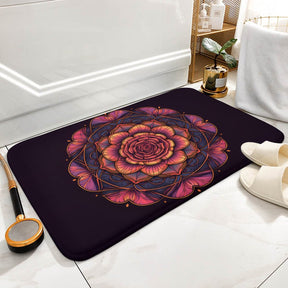 Rose Coral Velvet Rug